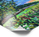 Sunrise In The Valley Print