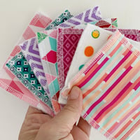 Image 1 of Geometric Reusable Facewipes 7 pack