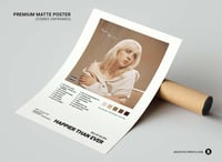 Image 2 of Billie Eilish - Happier Than Ever Album Cover Poster