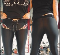 Image 1 of Lightningbolt spandex pants S/M