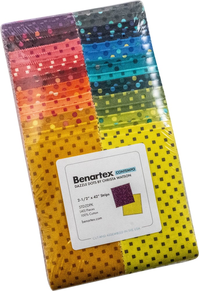 Dazzle Dots Jelly Roll - 2 1/2" Strips