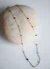 Multigem Stepping Stone Necklace