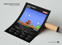 Image 3 of Super Mario Bros - NES Retro Game Poster