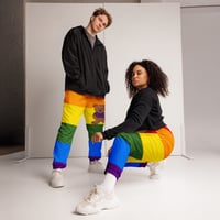 Image 1 of Colors Of The Rainbow Unisex Track Pants