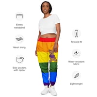 Image 3 of Colors Of The Rainbow Unisex Track Pants