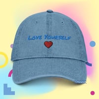 Image 3 of Love Yourself Denim Hat