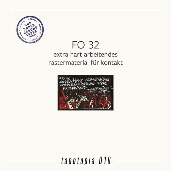 Image of [a+w lp044] FO32 Extra Hart Arbeitendes Rastermaterial F​ü​r Kontakt - s/t LP