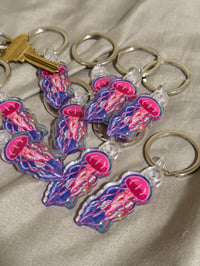 Image 1 of (Keychain) Pink Jellyfish keychain 