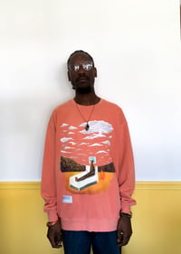 Image 3 of "Barely There" Sweatshirt [Orange Version]