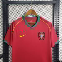 Image 3 of Portugal Retro 2006 Euros Home Jersey