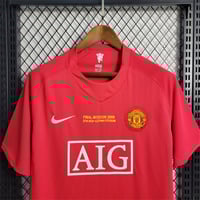 Image 4 of Manchester United Retro 07/08 Home Jersey