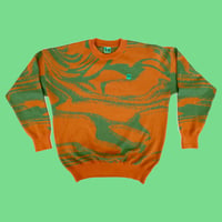 Image 1 of Awkward Orange Sweater