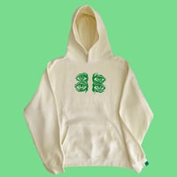 Image 2 of "Eyes" Logo Hoodie [Surrealist Green]