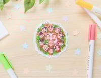 SVT Animal Holiday Wreath Sticker