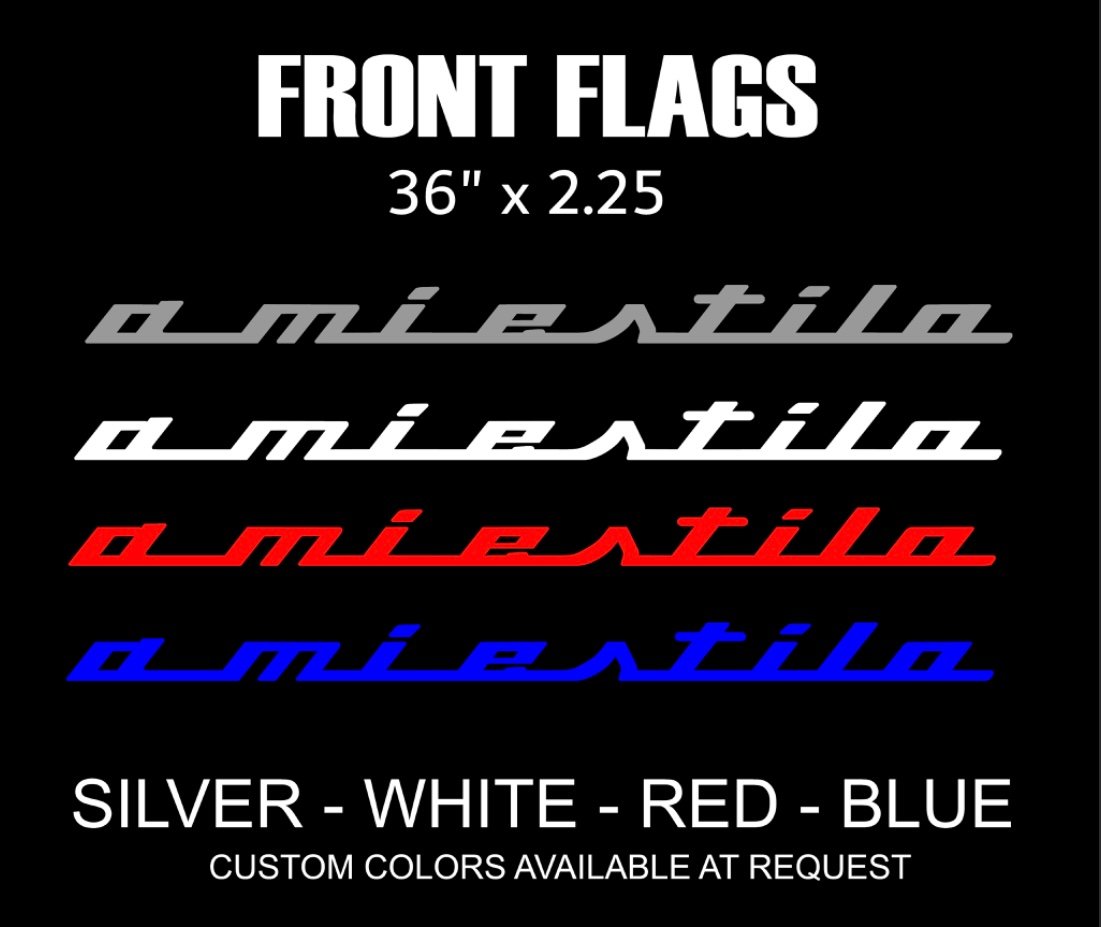 Image of New front flags 