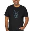 Batcat Number 4 Black T-Shirt design in blue