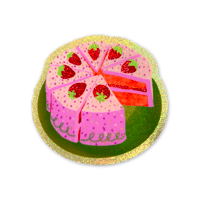 Strawberry Cake Sticker