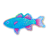 Glitter Fish Sticker