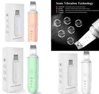 Ultrasonic Skin Scrubber - gentle exfoliation, blackhead removal and facial lifting