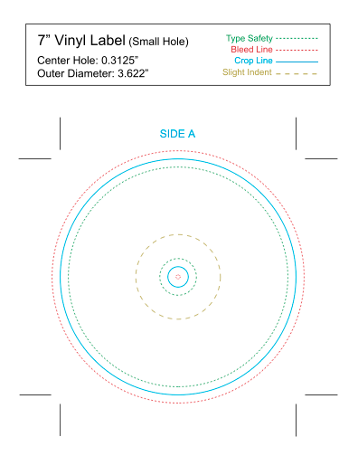 Die-Cut Center Labels