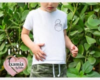 DINO POCKET TODDLER TEE