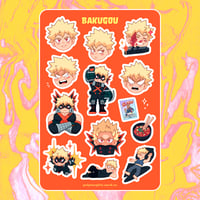 Image 1 of Bakugou Sticker Sheet