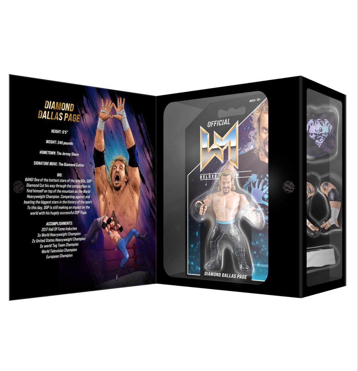 **PRE ORDER** Wrestling Megastars ‘Deluxe Edition’ Diamond Dallas Page  Retro Figure Epic Toys