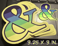 Plural Ampersand Sticker