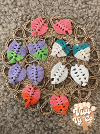 Image 4 of Macrame Boho Feather Piggies