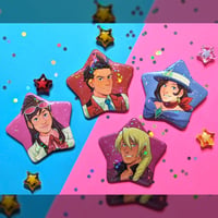 Image 2 of Ace Attorney Star Buttons [PRE-ORDER]