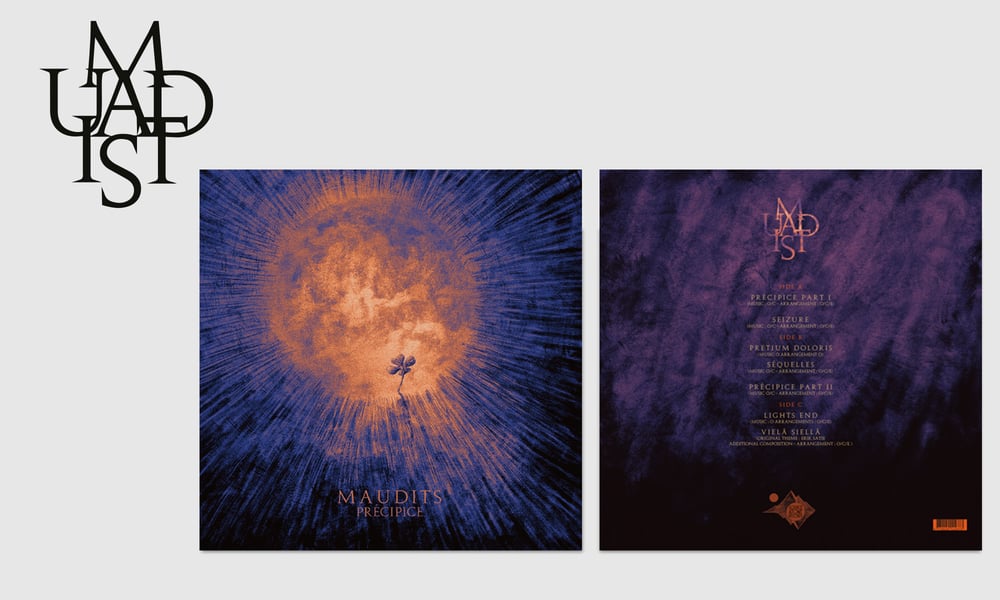 MAUDITS - PRECIPICE - FULL PACK: CD digisleeve + Double LPS gatefold + CD live Opera 