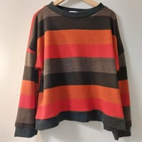 Image 3 of KylieJane Oversized jumper - bold stripe