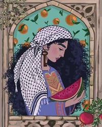 Image 2 of Pre-ordered T-shirts "Palestine Wahine"
