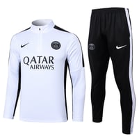 Image 1 of PSG White & Black 1/4 Zip Tracksuit 