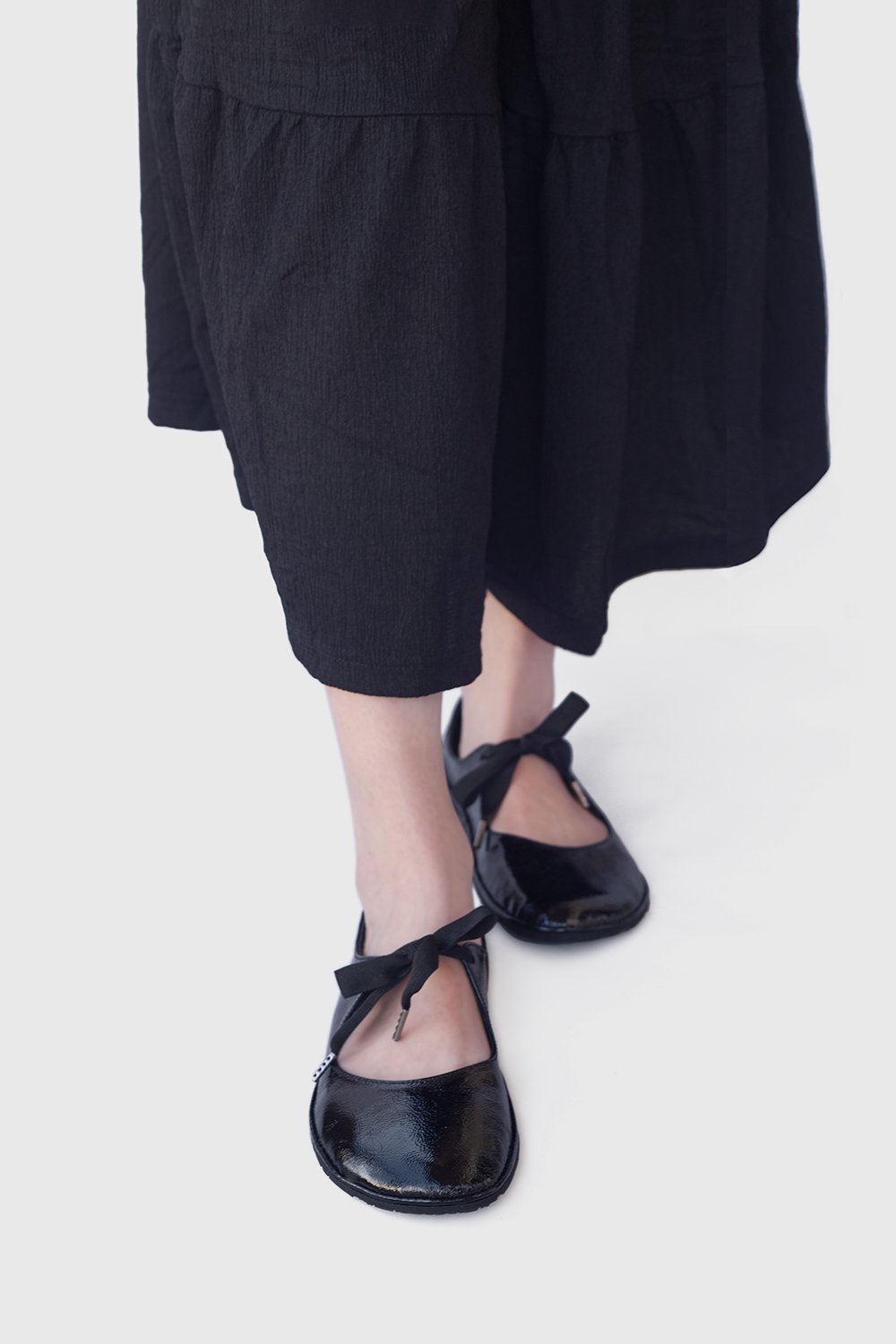 Image of Passion Ballet flats in Patent black - Ready to ship 