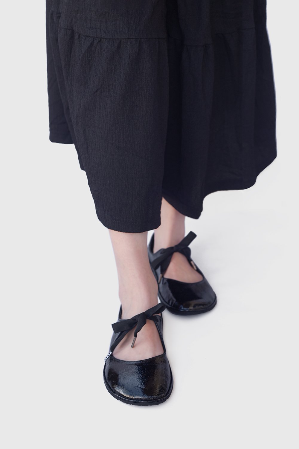 Image of Passion Ballet flats in Patent black - Ready to ship
