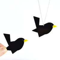 Image 6 of Blackbird Brooch or Necklace