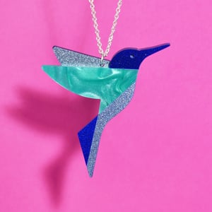 Image of Limited Edition Hummingbird Brooch or Necklace
