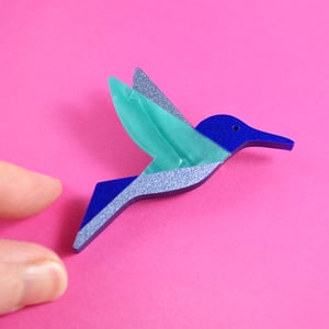 Image of Limited Edition Hummingbird Brooch or Necklace