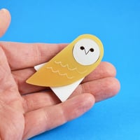 Image 2 of Owl Brooch or Necklace