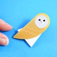 Image 4 of Owl Brooch or Necklace
