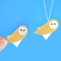 Image 1 of Owl Brooch or Necklace