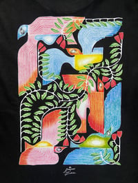Image 6 of T-Shirt mixte OISEAUX - The Simones X Carla Petelski