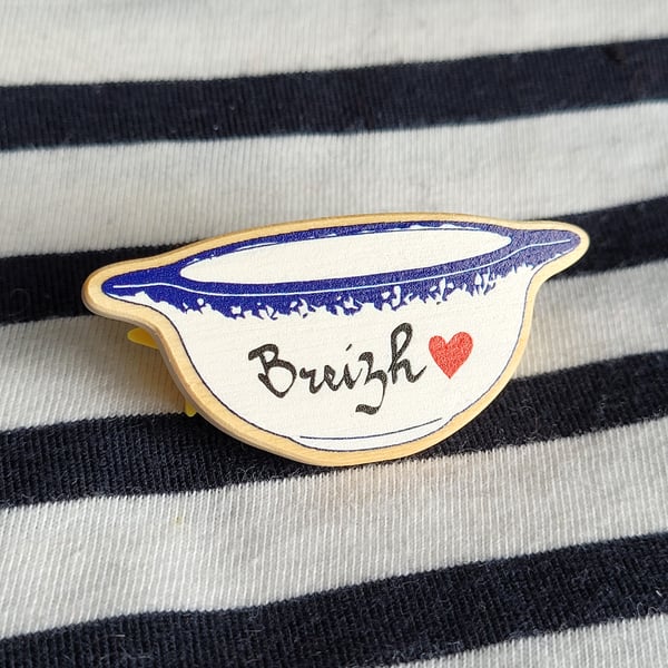 Image of pin's bol breton - breton bowl