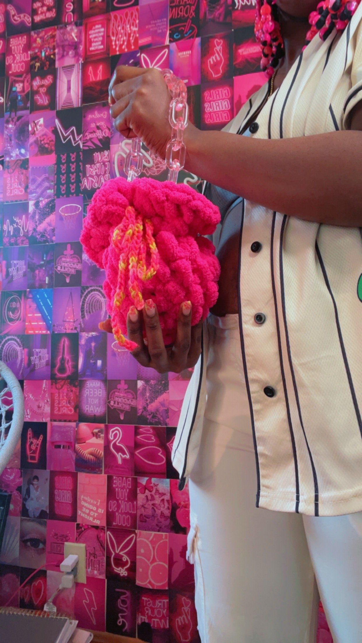 Image of Flower Bomb Bucket Bag 