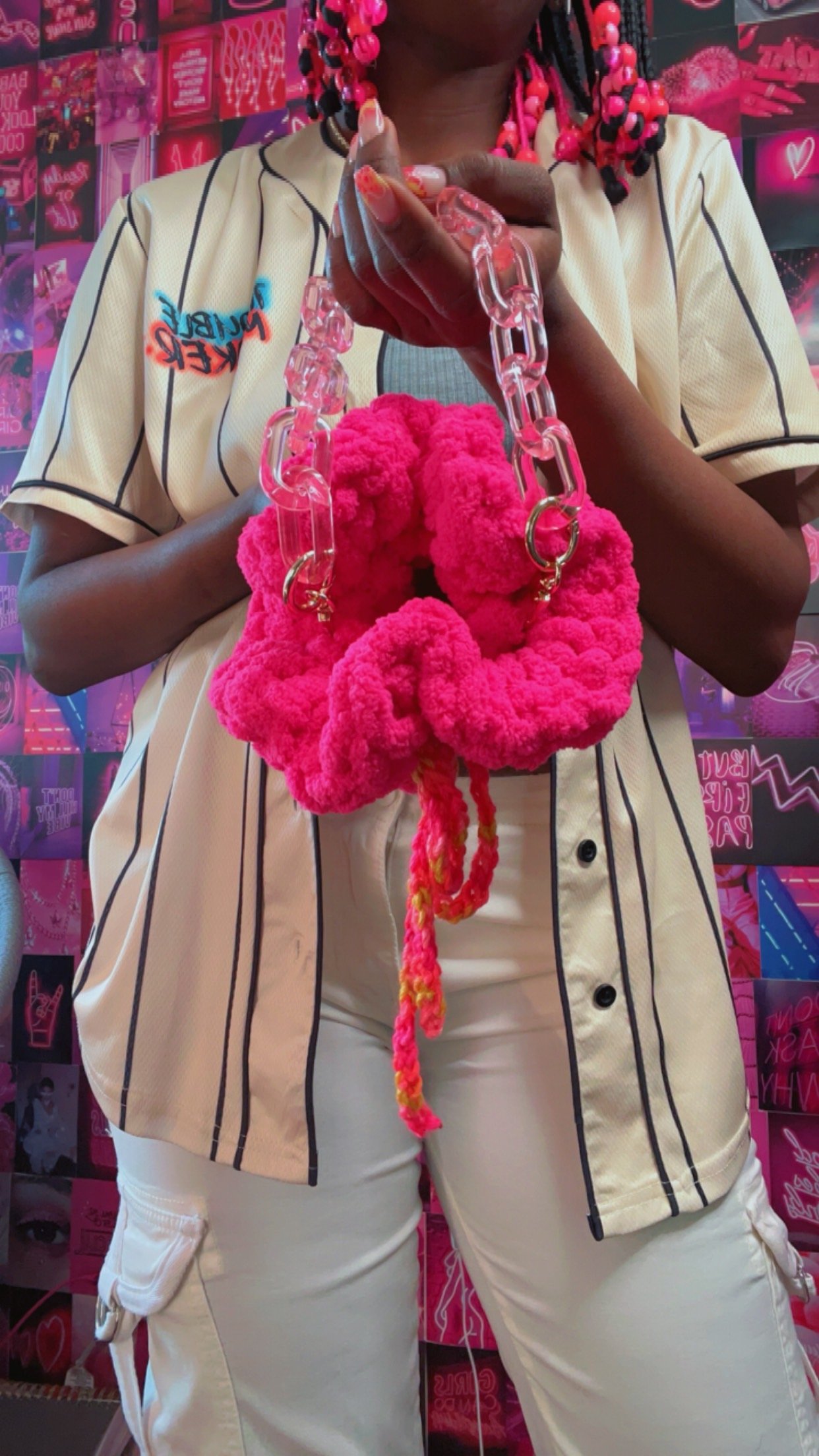 Image of Flower Bomb Bucket Bag 