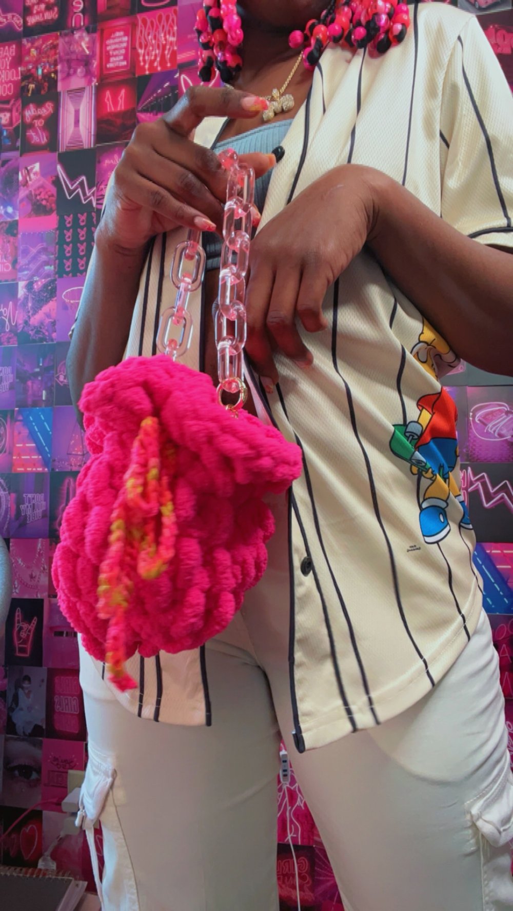 Image of Flower Bomb Bucket Bag 