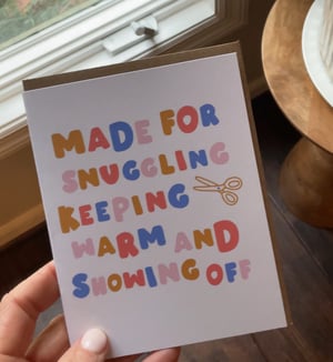 Image of Made For - Quilty Card