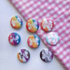 lgbtq+ pride flag button badges