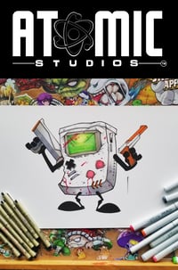 ATOMICBOY ORIGINAL ART SIGNED